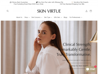 skinvirtue.com.au screenshot