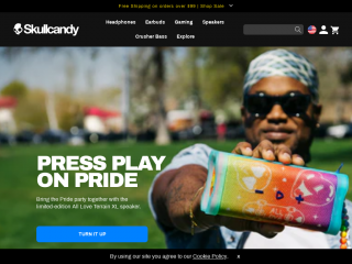 skullcandy.com screenshot