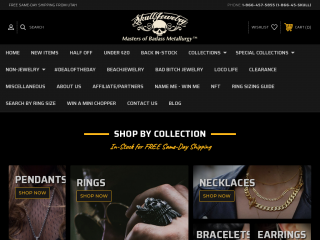 skulljewelry.com screenshot