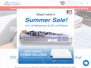 sleepovation.com screenshot