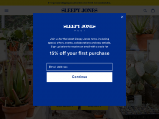 sleepyjones.com screenshot