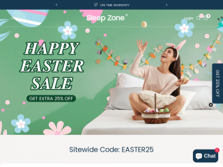 sleepzonelife.com screenshot