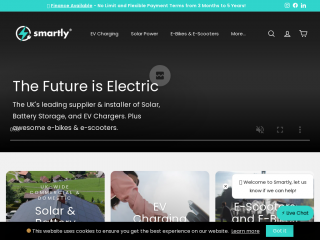 smartlycharging.com screenshot
