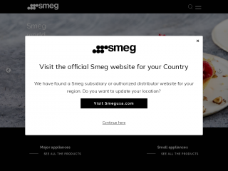 smeg.com screenshot