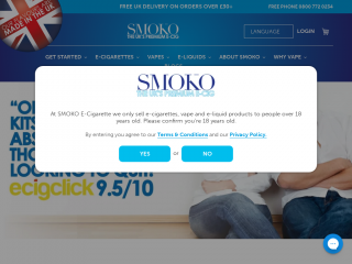smoko.com screenshot