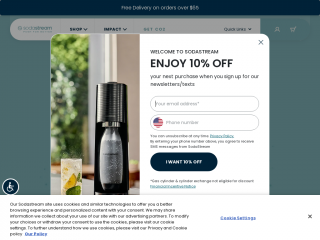 sodastreamusa.com screenshot