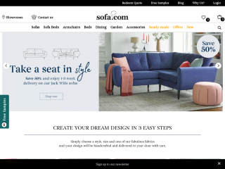 sofa.com screenshot