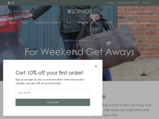sophoslifestyle.co.uk screenshot