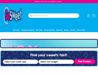 sosweetshop.co.uk screenshot