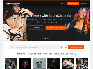 soundcloud.com screenshot