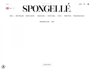 spongelle.com screenshot