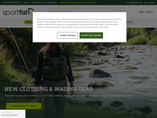 sportfish.co.uk screenshot