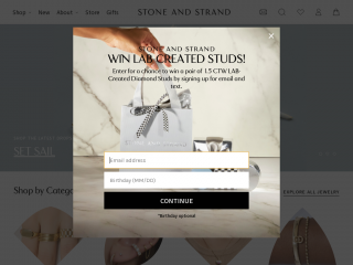 stoneandstrand.com screenshot