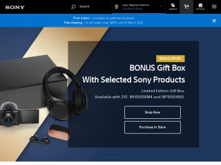 store.sony.com.au screenshot