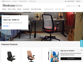 store.steelcase.com screenshot