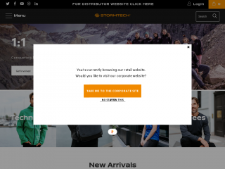 stormtech.ca screenshot