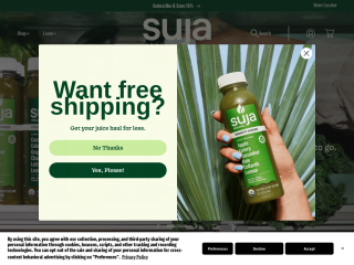 sujaorganic.com screenshot