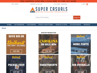 supercasuals.com screenshot