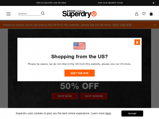 superdry.com screenshot