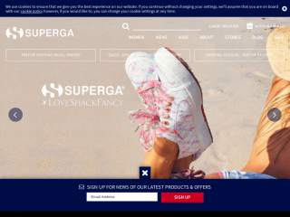 superga.co.uk screenshot