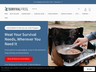 survivalfrog.com screenshot