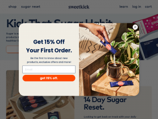 sweetkick.com screenshot