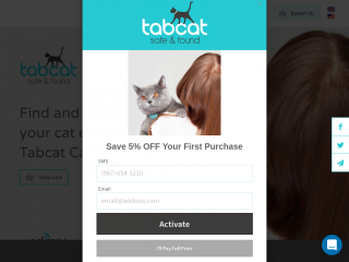 tabcat.com screenshot