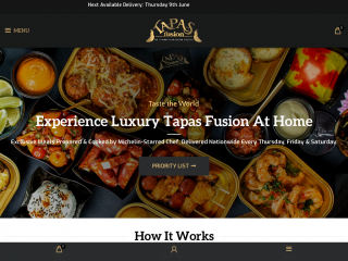 tapasfusion.com screenshot