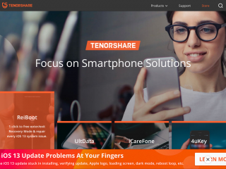 tenorshare.com screenshot