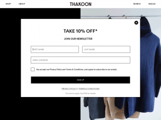 thakoon.com screenshot