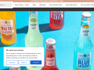 thealcoholfreeco.co.uk screenshot