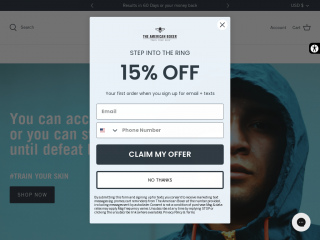 theamericanboxer.com screenshot