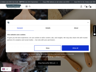 thebrushandbroom.co.uk screenshot