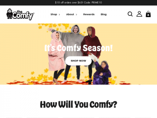 thecomfy.com screenshot