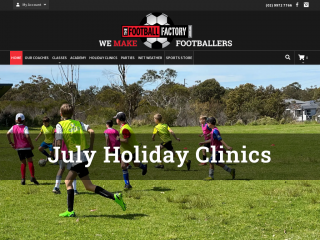 thefootballfactory.com.au screenshot