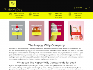 thehappywillycompany.co.uk screenshot