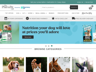 thepharmpetco.co.uk screenshot
