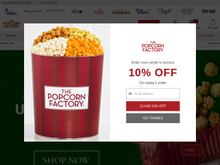 thepopcornfactory.com screenshot