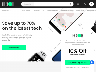 thestore.com screenshot