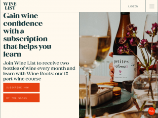 thewinelist.net screenshot