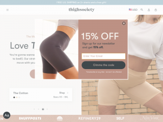 thighsociety.com screenshot