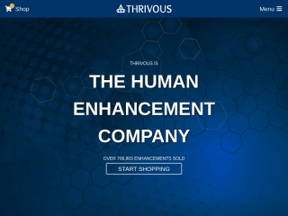 thrivous.com screenshot