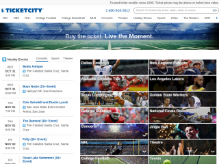 ticketcity.com screenshot