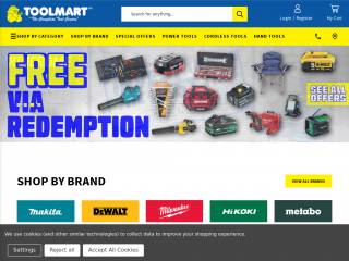 toolmart.com.au screenshot