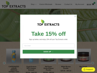 topextracts.com screenshot