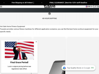 tousains.com screenshot
