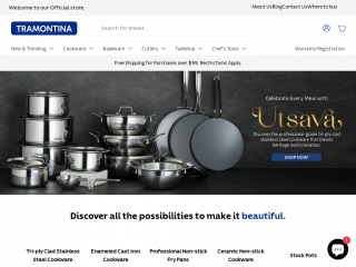 tramontina.com screenshot