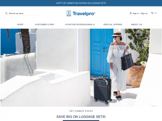 travelpro.com screenshot