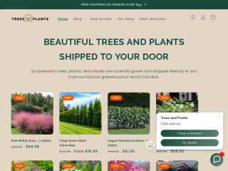 treesandplants.com screenshot