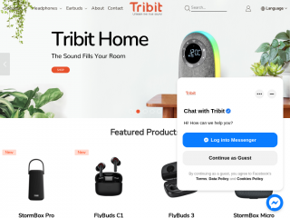 tribit.com screenshot